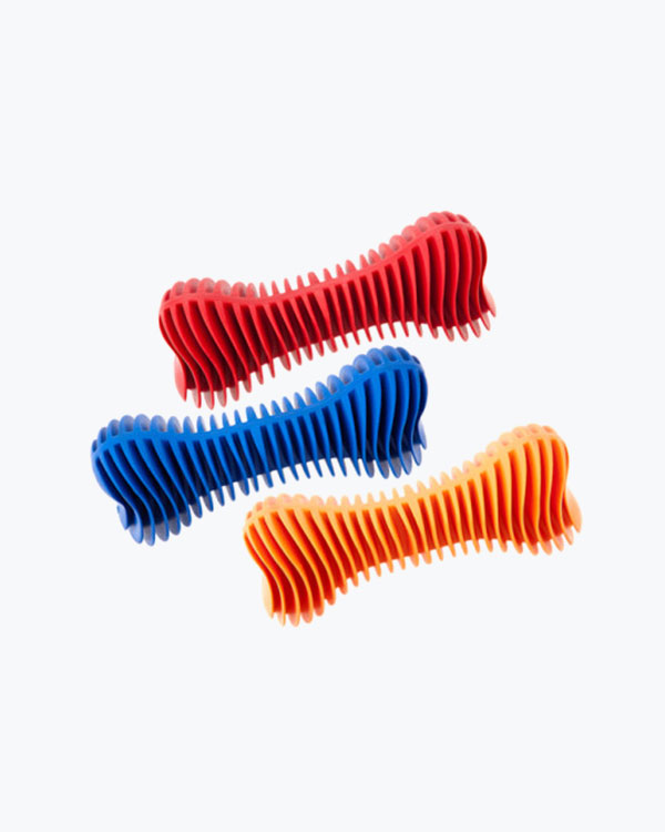 Sum-Plast. Масажер для ясен у формі кістки, 18.5 см