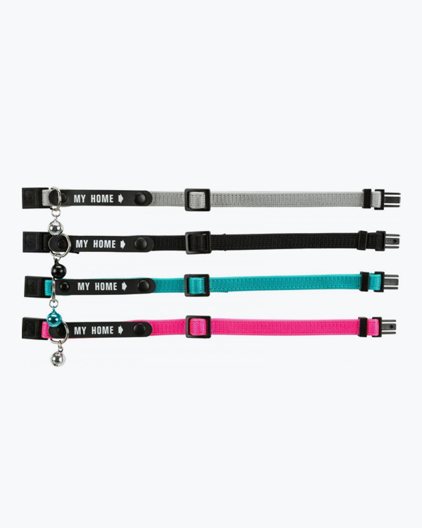 Нашийник нейлоновий Trixie My Home для котів з адресником, колір в асортименті