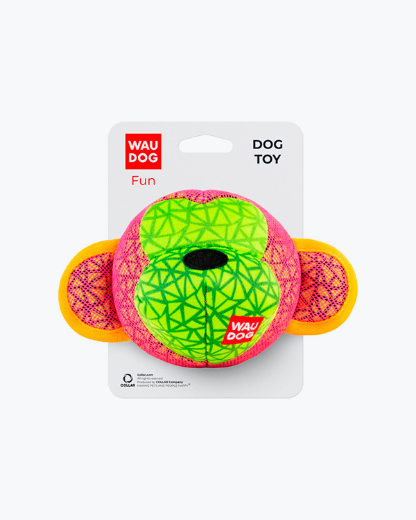 Іграшка для собак WAUDOG Fun, Мавпа, Рожева