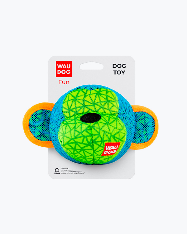 Іграшка для собак WAUDOG Fun, Мавпа, Блакитна