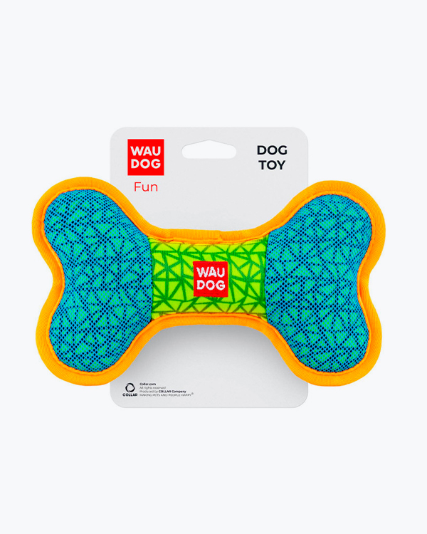 Іграшка для собак WAUDOG Fun, Кістка, Блакитна