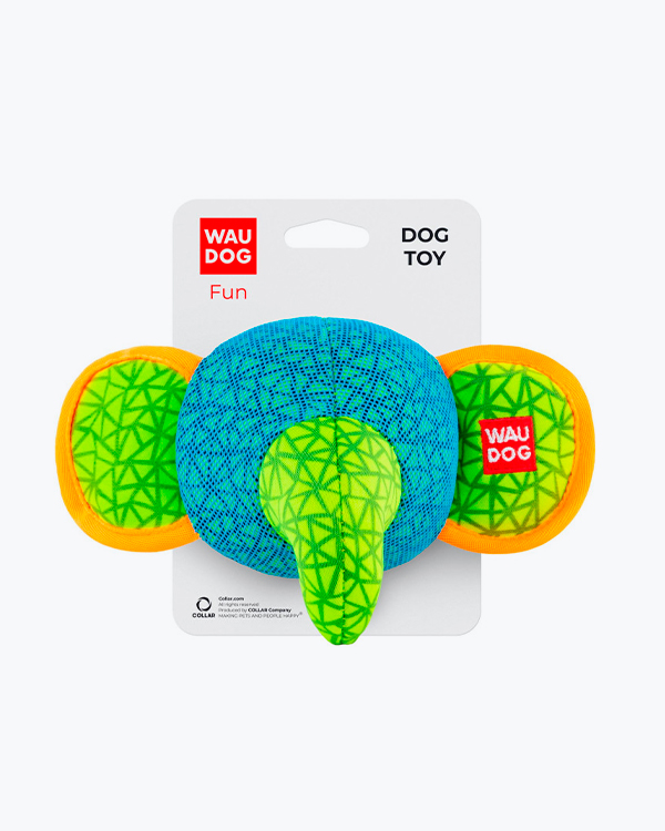 Іграшка для собак WAUDOG Fun, Слон, Блакитна