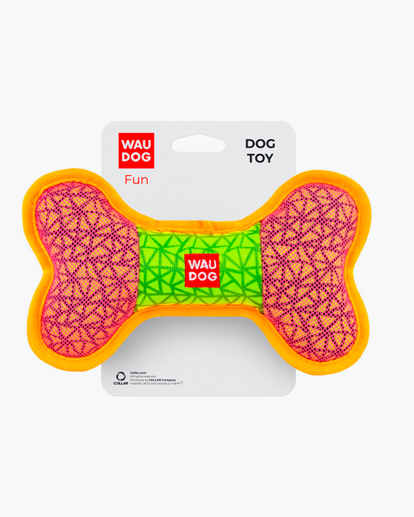 Іграшка для собак WAUDOG Fun, Кістка, Рожева