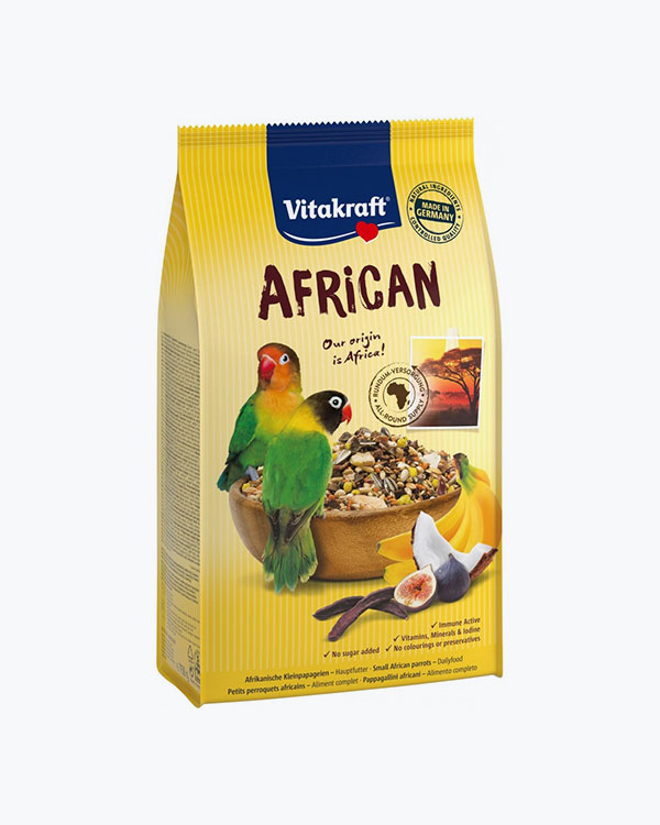 Корм Vitakraft African для середніх африканських папуг, 750 г