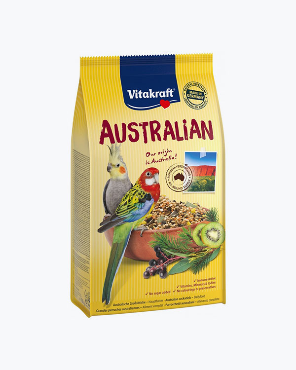 Корм Vitakraft Australian для середніх австралійських папуг, 750 г