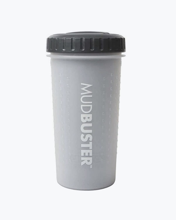 Лапомийка Dexas MudBuster з кришкою, для собак, світло-сіра, розмір L, 22 см