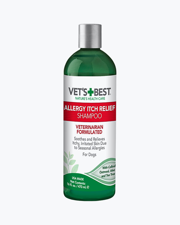 Шампунь Vet's Best Allergy Itch Relief Shampoo, для собак при алергії, 470 мл