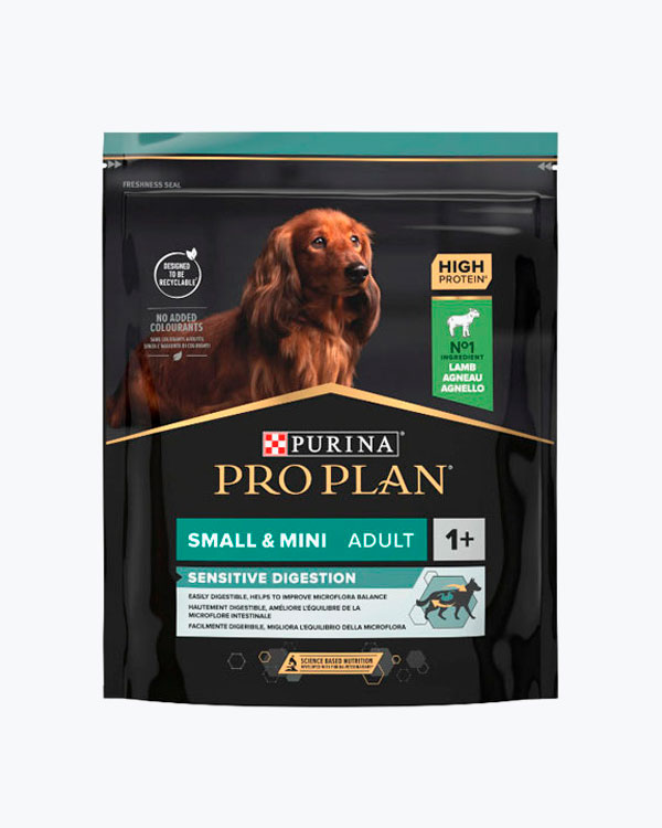 Сухой корм PURINA PRO PLAN Small Mini Adult Sensitive Digestion для собак мелких пород, с ягненком, 700 г - фото 1