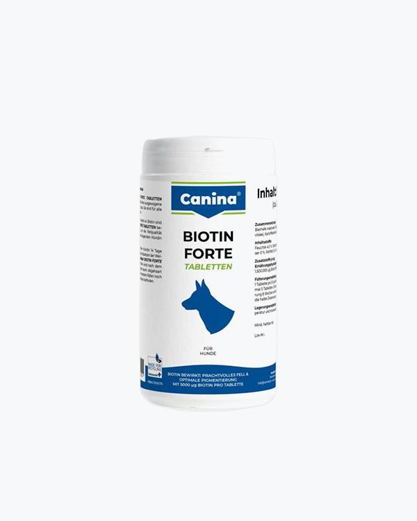 Вітаміни для собак Canina Biotin Forte Tabletten інтенсивний курс для вовни, 210 табл - фото 1