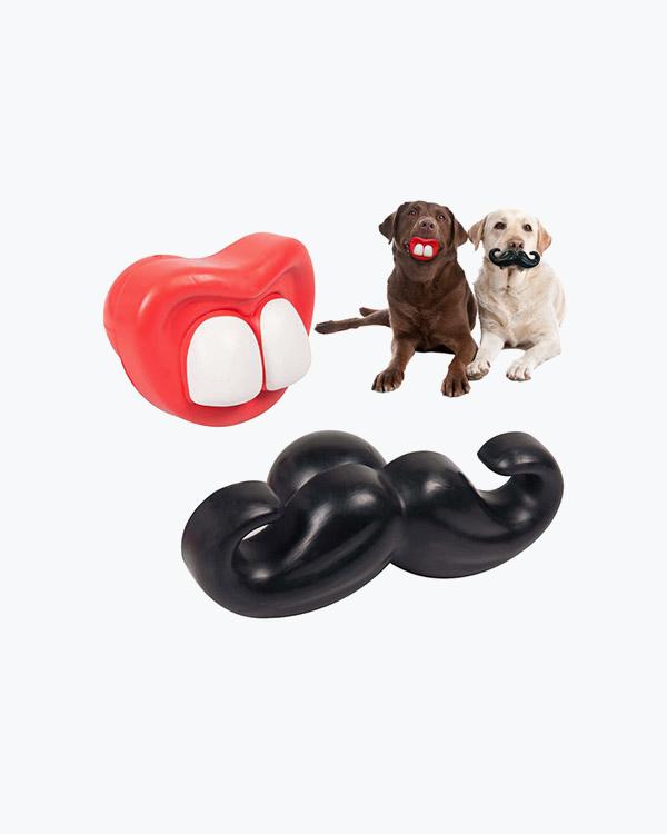 Гумова іграшка для собак Flamingo Toy Rubber Moustache/Mouth