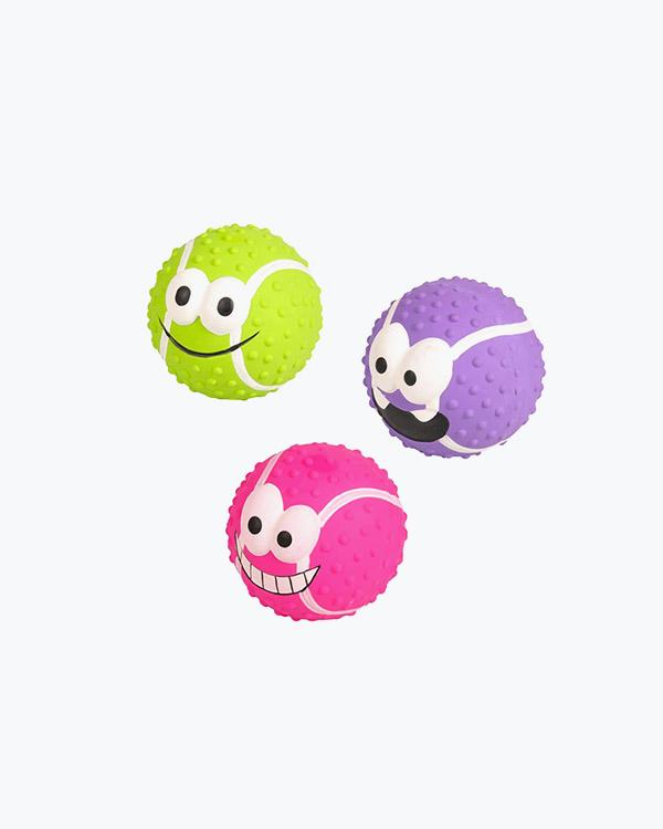 Латексна іграшка з пищалкою для собак Flamingo Laughing Ball