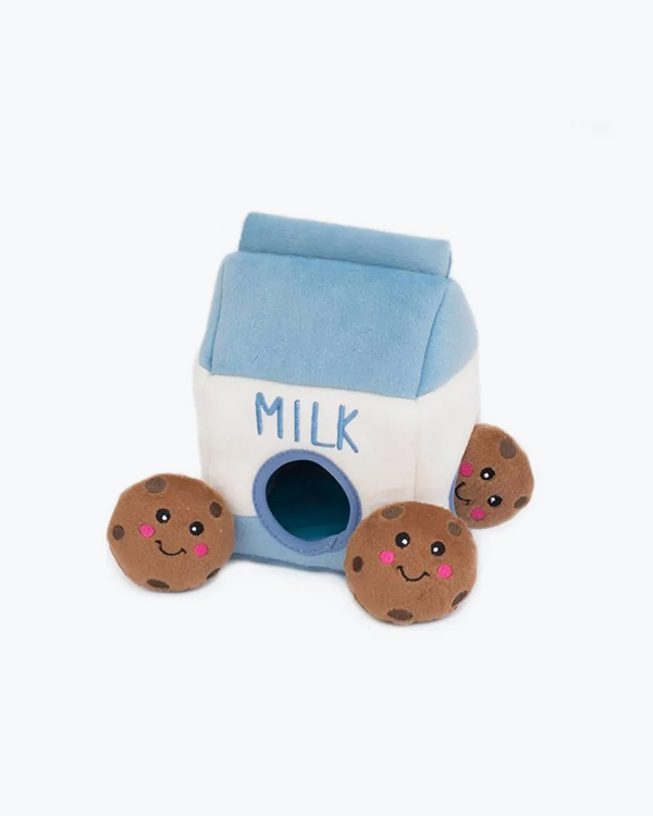 Іграшка для собак ZIPPY PAWS Zippy Burrow Milk and Cookies, молоко та печиво