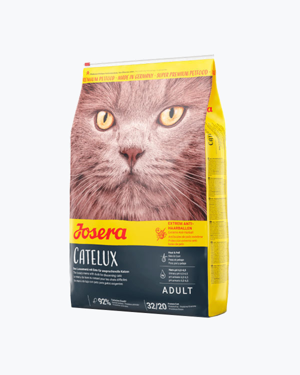 УЦЕНКА - Сухой корм Josera Catelux, для длинношерстных кошек, выведение шерсти, 2 кг