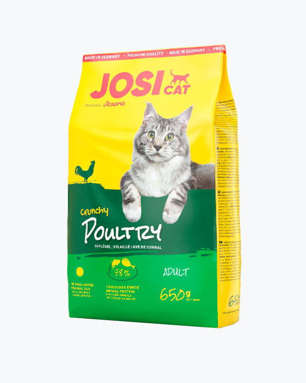 УЦІНКА - Сухий корм для дорослих кішок Josera JosiCat Crunchy Chicken, 650 г