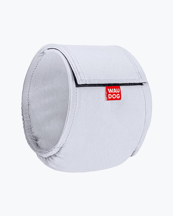 Пояс WAUDOG Vet гігієнічний для кобелів на липучці, сірий, розмір M