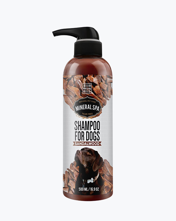 Шампунь RELIQ Mineral Spa Sandalwood Shampoo, для собак Сандалове дерево, 500 мл