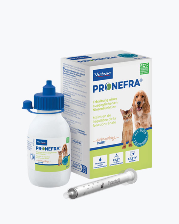 Суспензія Virbac Pronefra Пронефра, для підтримання функції нирок у котів і собак, 180 мл